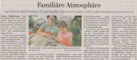 Famili&auml;re Atmosph&auml;re, M&auml;rk. Allgemeine Zeitung, 22.05.2017
